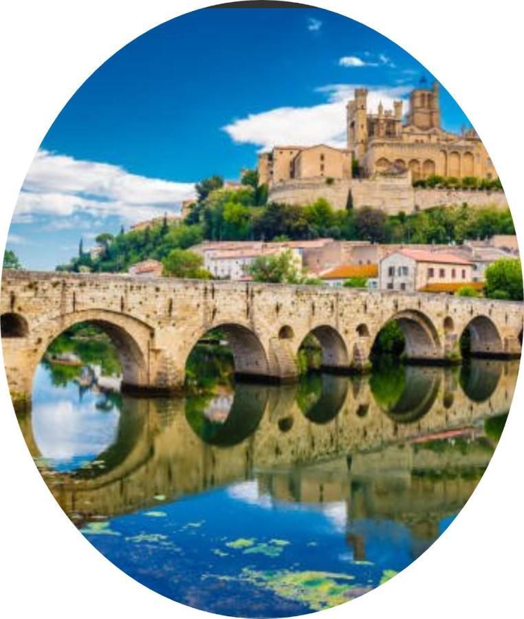 Tres Belle Vue Canal Du Midi Beziers Luaran gambar
